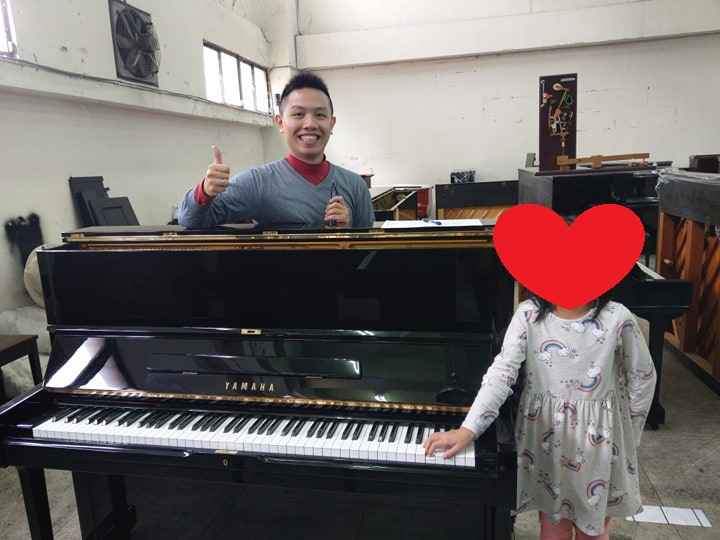 感謝中壢黃媽媽購買 Yamaha U1二手鋼琴、感謝中壢彭小姐購買 Yamaha U1中古鋼琴