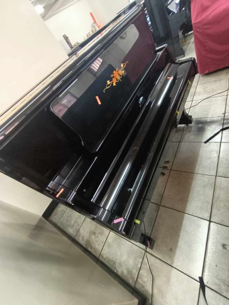 只要49900 KAWAI 頂級紀念款 KU-80 中古鋼琴 鑲花大譜架 定弦裝置 二手鋼琴 首選