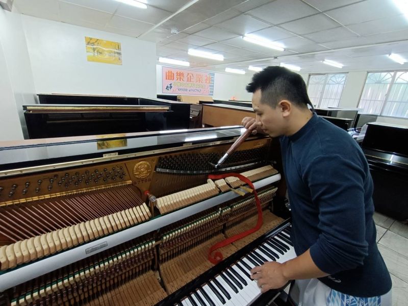 曲樂企業社 中壢中古鋼琴黃先生 二手鋼琴整理的SOP標準流程