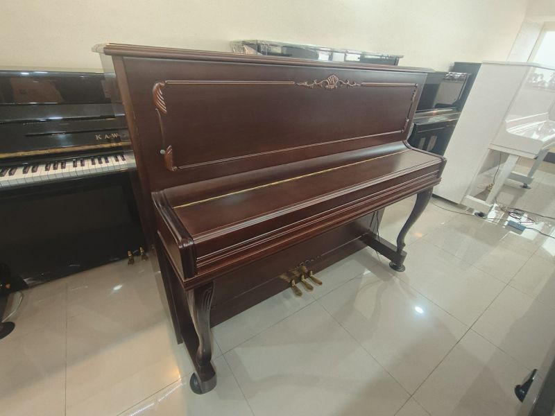 只要58800元 2016年 原木古典彎腳 KL-20 二手鋼琴 近8成新 自己搬回家 0980494792 中壢中古鋼琴黃先生 