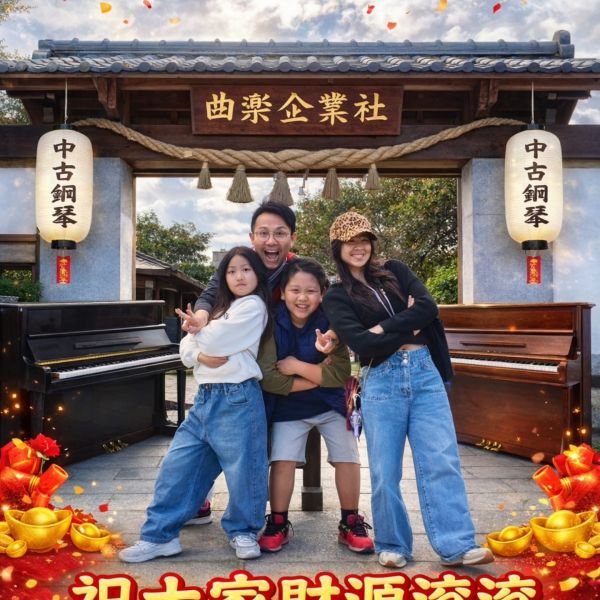 新年開工，持續為每個家庭把關第一台 二手鋼琴