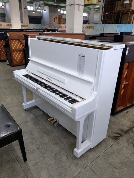 YAMAHA U3 夢幻白中古鋼琴 