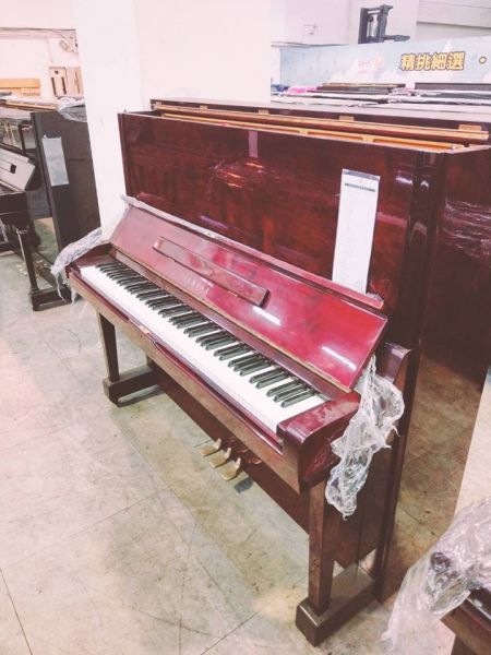  YAMAHA U3 中古鋼琴 酒紅木紋色 