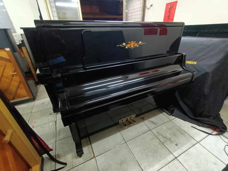 只要63800 KAWAI 頂級紀念款 KU-80 中古鋼琴 鑲花大譜架 定弦裝置 自己搬回家