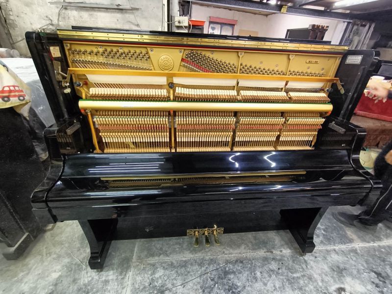 KAWAI KU-80 65000 頂級70週年紀念款 鑲花大譜架 定弦裝置 中古鋼琴 首選